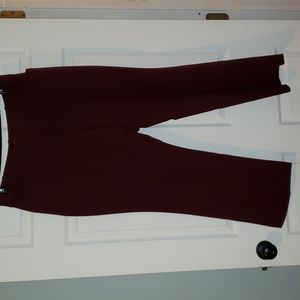Burgundy Curvy Fit Perfect Trousers 16P